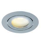 Spot încastrat crom din aluminiu, Wimke, 5W, LED dim to warm, IP44