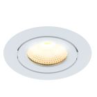 Spot încastrat alb din aluminiu, Wimke, 5W, LED 2700K, IP44