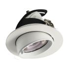 Downlight alb din aluminiu, Anjuli, 33W, LED white switch