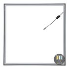Panou LED cu ramă 60x60 - 37W - întrerupător alb - UGR<21 - iluminare pe margine