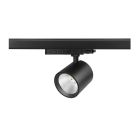 Spot negru trifazat cu sistem de șină din aluminiu, Jeska, 10W/20W/30W, LED alb cu întrerupător