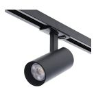 Spot monofazat negru, aluminiu, Enno, 10W, LED alb cu întrerupător