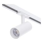 Spot monofazat alb din aluminiu, Enno, 10W, LED cu întrerupător alb