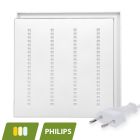 Panou LED Louvre 60x60 - 30W - întrerupător alb - UGR <16
