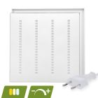Panou LED Louvre 60x60 - 30W - întrerupător alb - reglabil intensitate luminosă - UGR <16