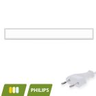 Panou LED 15x120 - 30W - întrerupător alb - UGR<19 - iluminat din spate