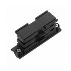 Conector intern în formă de I pentru iluminat pe șină trifazat, negru, Pro