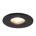 Spot încastrat baie negru modern, Jule, IP65