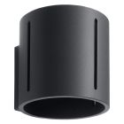 Aplică de perete up down din aluminiu neagră, Jamey