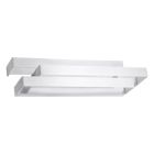 Aplică de perete up down din aluminiu albă, Keshia