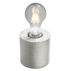 Lampă de masă fără abajur din beton gri, Anela