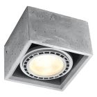 Aplică tavan din beton gri, Alfons