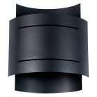 Aplică de perete up down din aluminiu neagră, Karwan