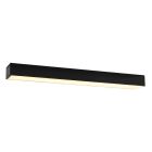 Plafonieră din aluminiu neagră, Mascha, 22W, LED 3000K