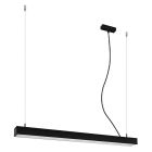 Lustră din aluminiu neagră, Mascha, 31W, LED 3000K