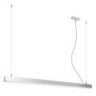Lustră din aluminiu gri, Mascha, 38W, LED 3000K