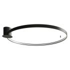 Lampă de tavan din aluminiu neagră, Ringo, 70W, LED 3000K