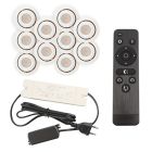 Spot încastrat pentru foișor din aluminiu alb, Rona, 3W, LED 2700K, IP44, con telecomando