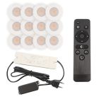 Spot încastrat pentru foișor din aluminiu alb, Dico, 3W, LED 2700K, IP65, con telecomando