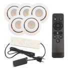 Spot încastrat pentru foișor din aluminiu alb, Rona, 3W, LED 2700K, IP44, con telecomando