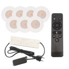 Spot încastrat pentru foișor din aluminiu alb, Dico, 3W, LED 2700K, IP65, con telecomando
