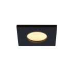 Spot încastrat pentru foișor din aluminiu negru, Dico, 3W, LED 2700K, IP65