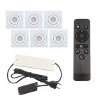 Spot încastrat pentru foișor din aluminiu alb, Rona, 18W, LED 2700K, IP44, con telecomando