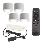 Aplică tavan pentru foișor din aluminiu albă, Vasso, 12W, LED 2700K, IP44, con telecomando