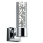 Aplică de perete design crom, Delfina, 3,1W, LED 3000K, IP44