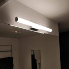 Lampă cu senzor modernă crom, Staby, 6,5W, LED 3000K, IP44, con întrerupător