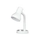 Lampă de birou albă din plastic, Lagos, con întrerupător