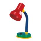 Lampă de masă copii multicolor din plastic, Lagos, con întrerupător