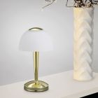 Lampă de masă clasică alamă, Daphne, 4W, LED 3000K, con întrerupător