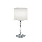 Lampă de masă modernă nichel, Ramten, 3W, LED 3000K, cu întrerupător cu șnur