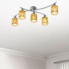 Lampă de tavan modernă neagră, Kyan