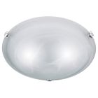 Lampă de tavan nichel din sticlă, Filia