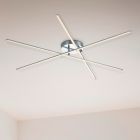 Lampă de tavan design nichel, Gottrup, 8,5W, LED 3000K