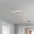 Lampă de tavan design nichel, Kandla, 6W, LED 3000K