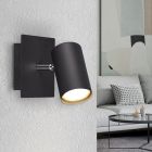 Spot de perete modern negru, Kaso