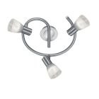 Spot LED de tavan modern nichel, Gustav