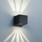 Lampă exterior design neagră, Sandby, 2W, LED 3000K, IP44