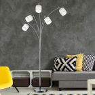 Lampadar modern nichel, Koge, con întrerupător