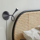 Lampă de masă modernă neagră, Yelaisa, 3W, LED 3000K, con întrerupător