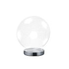 Lampă de masă design crom, Berit, 7W, LED reglabil de la alb cald la alb rece, con întrerupător