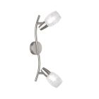 Spot LED de tavan clasic nichel, Venya