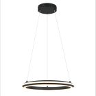 Lustră modernă neagră, Jiry, 34W, LED white switch, dimmabil în 3 trepte