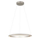 Lustră modernă nichel, Jiry, 48W, LED white switch, dimmabil în 3 trepte