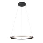 Lustră modernă neagră, Jiry, 48W, LED white switch, dimmabil în 3 trepte