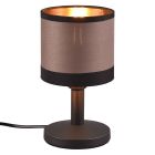 Lampă de masă modernă taupe, Denley, con întrerupător