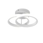 Plafonieră design albă, Yasser, 7W, LED 4000K